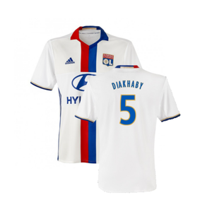 Lyon 2016-17 Home Shirt (3XL) (Mint) (Diakhaby 5)_0