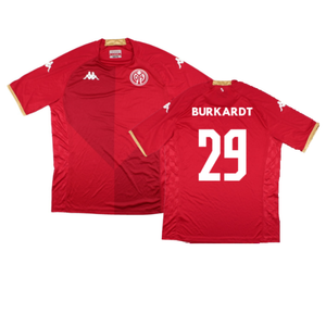 Mainz 05 2022-23 Home Shirt (Sponsorless) (L) (Mint) (Burkardt 29)_0