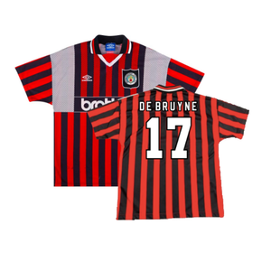 Manchester City 1994-96 Away (XL) (Excellent) (DE BRUYNE 17)_0