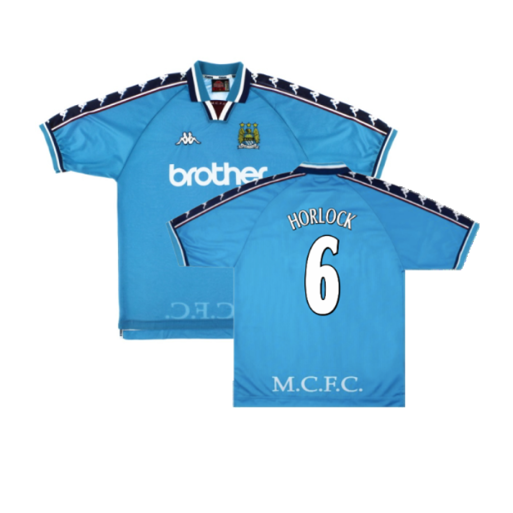 Manchester City 1997-99 Home Shirt (XL) (Excellent) (Horlock 6)_0