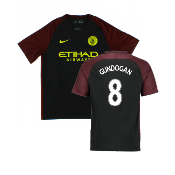 Manchester City 2016-17 Away Shirt (XLB) (Mint) (Gundogan 8)