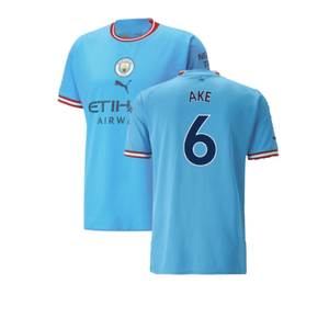 Manchester City 2022-23 Home Shirt (M) (Excellent) (Ake 6)_0