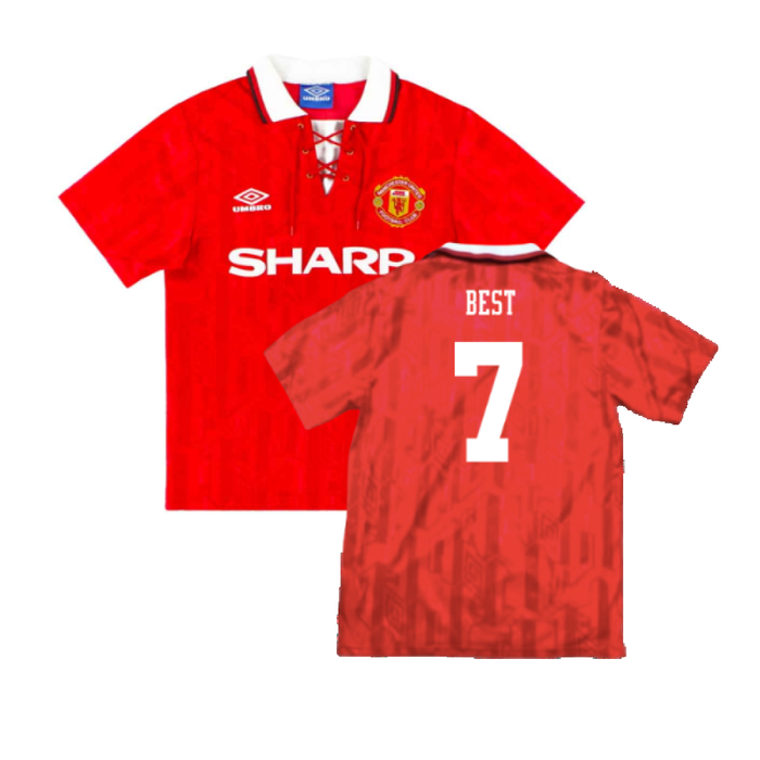 Manchester United 1992-94 Home (L) (Very Good) (Bruce 4)