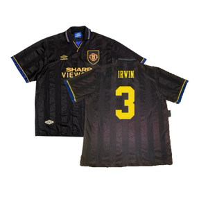 Manchester United 1993-95 Away Shirt (S) (Excellent) (Irwin 3)_0