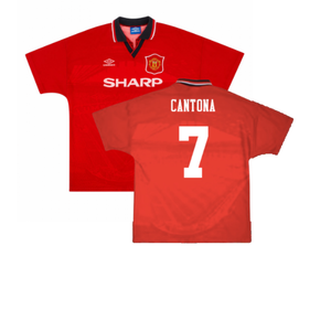 Manchester United 1994-96 Home Shirt (XXL) (Excellent) (Cantona 7)_0