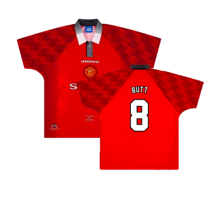 Manchester United 1996-98 Home Shirt (XL) (Excellent) (Butt 8)