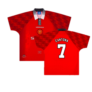 Manchester United 1996-98 Home (Youths XL) (Excellent) (Cantona 7)_0