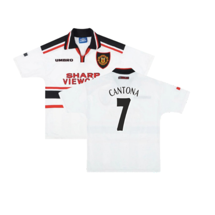 Manchester United 1997-98 Away Shirt (M) (Excellent) (Cantona 7)