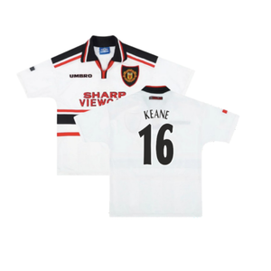 Manchester United 1997-98 Away Shirt (L) (Good) (Keane 16)_0