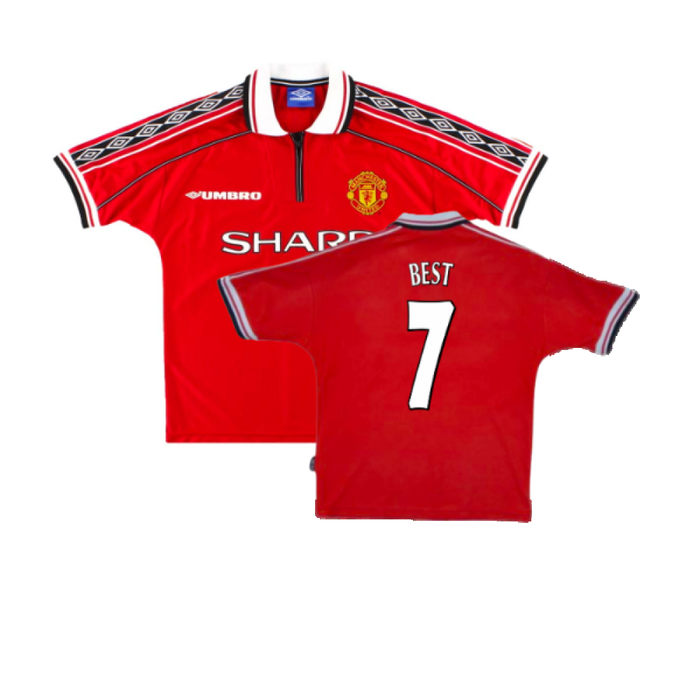 Manchester United 1998-2000 Home (M) (Very Good) (Best 7)