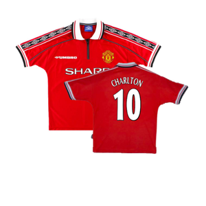 Manchester United 1998-2000 Home (M) (Very Good) (Charlton 10)_0