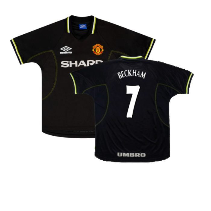 Manchester United 1998-99 Third Shirt (L) (Excellent) (Beckham 7)