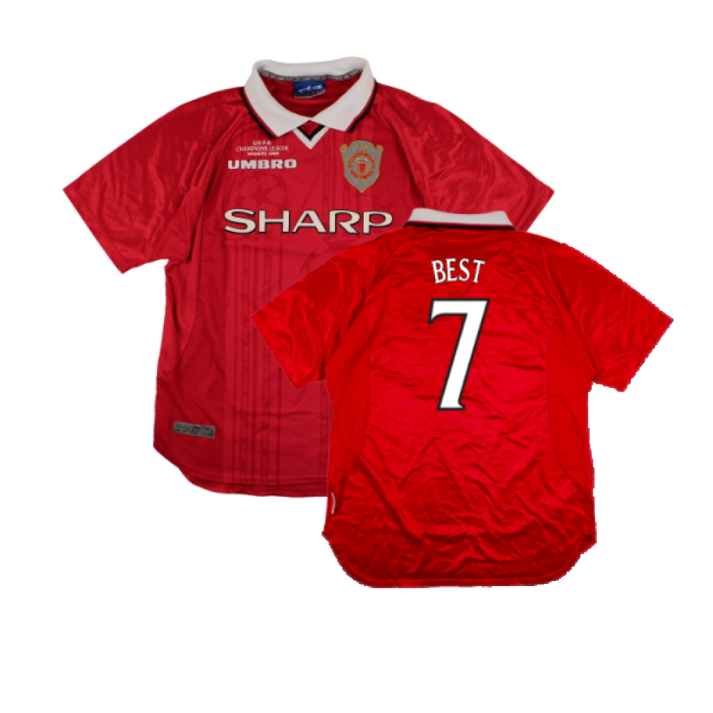 Manchester United 1999-00 European Home Shirt (L) (Excellent) (Best 7)_0