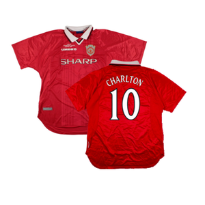 Manchester United 1999-2000 Champions League Home Shirt (XXL) (Excellent) (Charlton 10)_0