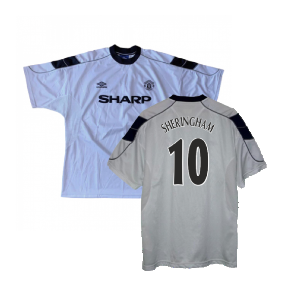 Manchester United 2000-01 Away Shirt (XXL) (Very Good) (Sheringham 10)_0