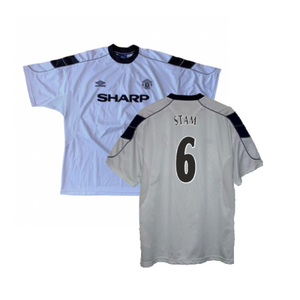 Manchester United 2000-01 Away Shirt (XXL) (Very Good) (Stam 6)_0