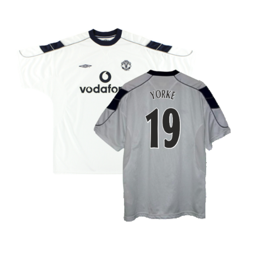 Manchester United 2000-01 Away Shirt (XL) (Very Good) (Yorke 19)_0