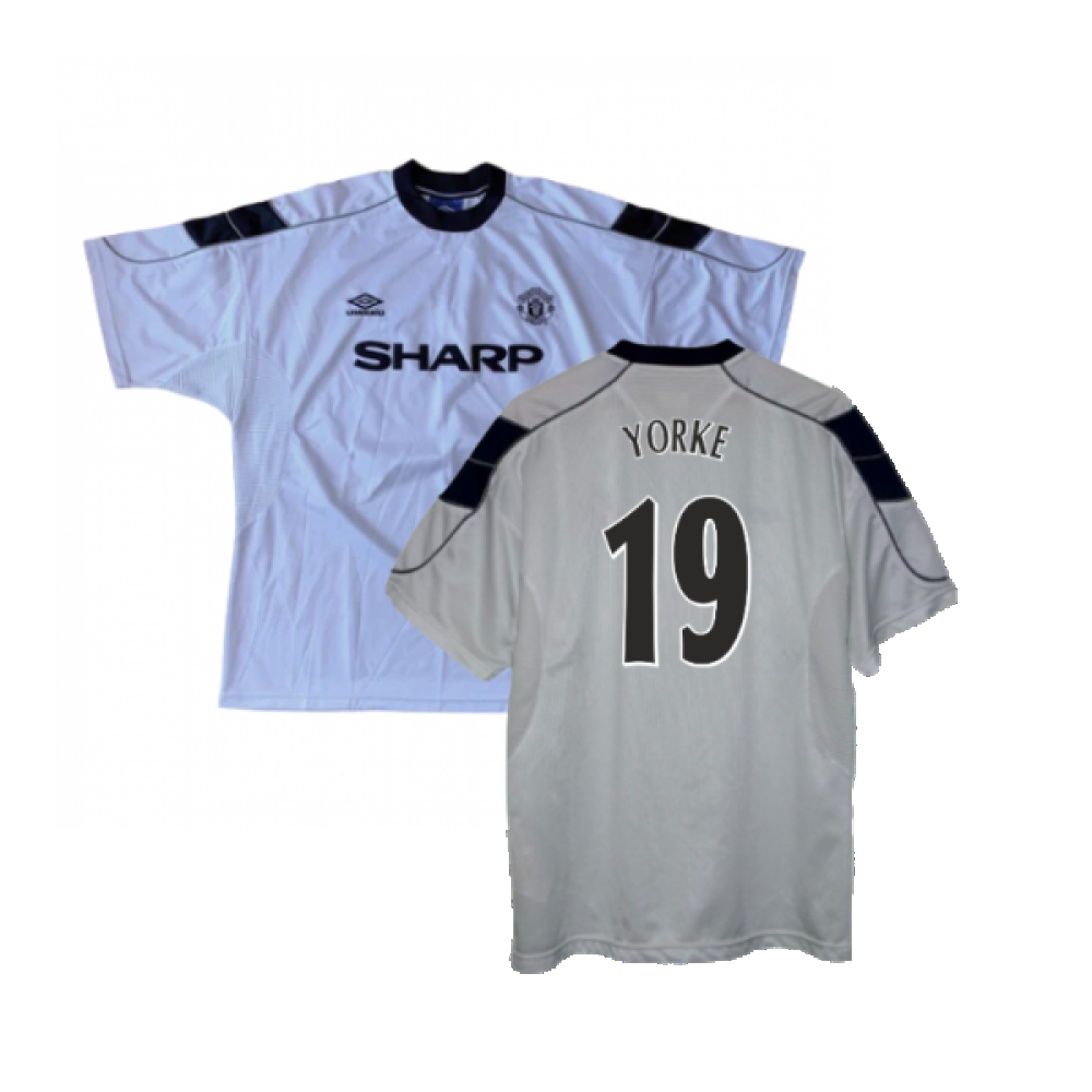 Manchester United 2000-01 Away Shirt (XXL) (Very Good) (Yorke 19)_0