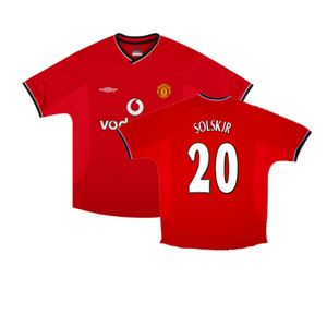 Manchester United 2000-02 Home Shirt (Youths) (Good) (Solskjær 20)_0