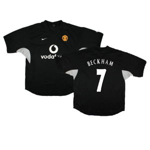 Manchester United 2002-03 Nike Training Shirt (L) (Beckham 7) (Good)_0