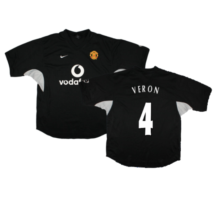 Manchester United 2002-03 Nike Training Shirt (L) (Veron 4) (Good)