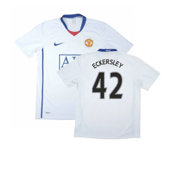 Manchester United 2008-09 Away Shirt (Very Good) (Eckersley 42)