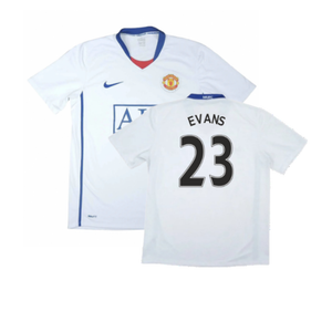 Manchester United 2008-09 Away Shirt (Very Good) (Evans 23)_0