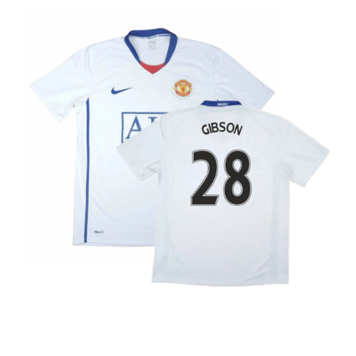 Manchester United 2008-09 Away Shirt (Very Good) (Gibson 28)