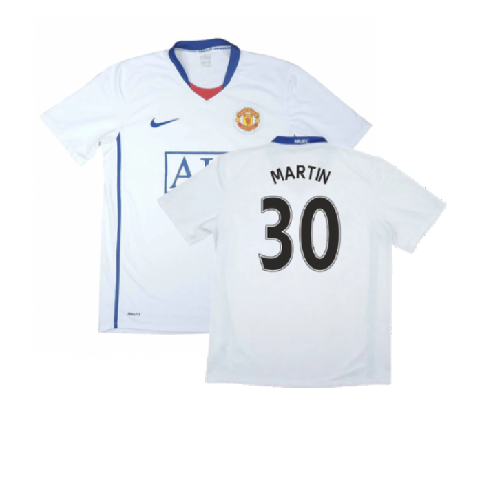 Manchester United 2008-09 Away Shirt (Very Good) (Martin 30)