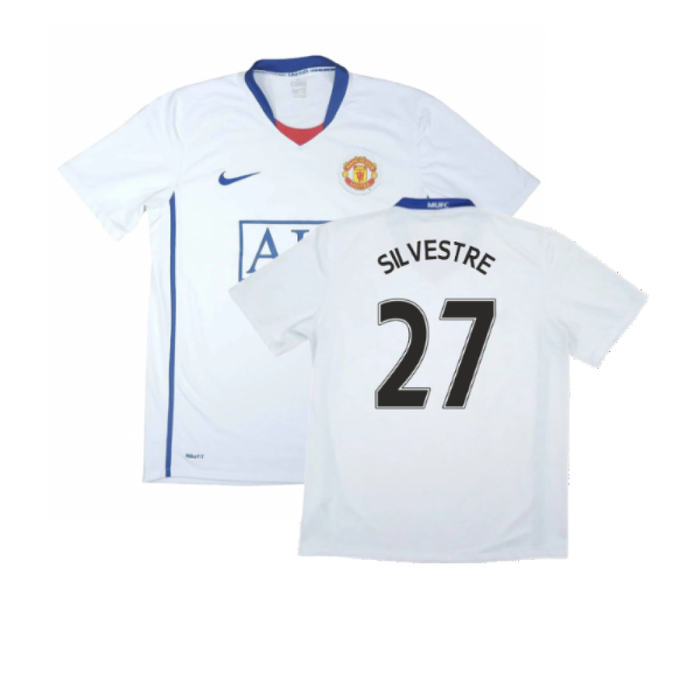 Manchester United 2008-09 Away Shirt (Very Good) (Silvestre 27)