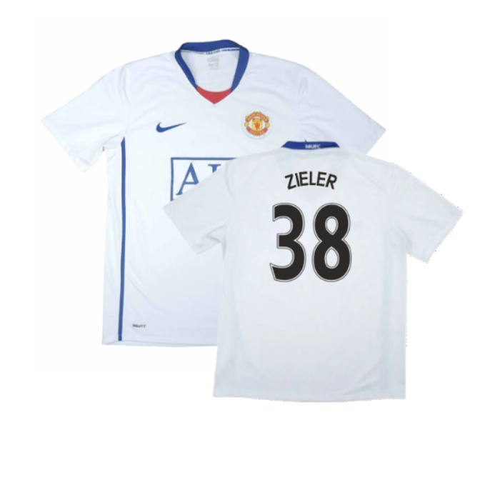 Manchester United 2008-09 Away Shirt (3XL) (Very Good) (Zieler 38)