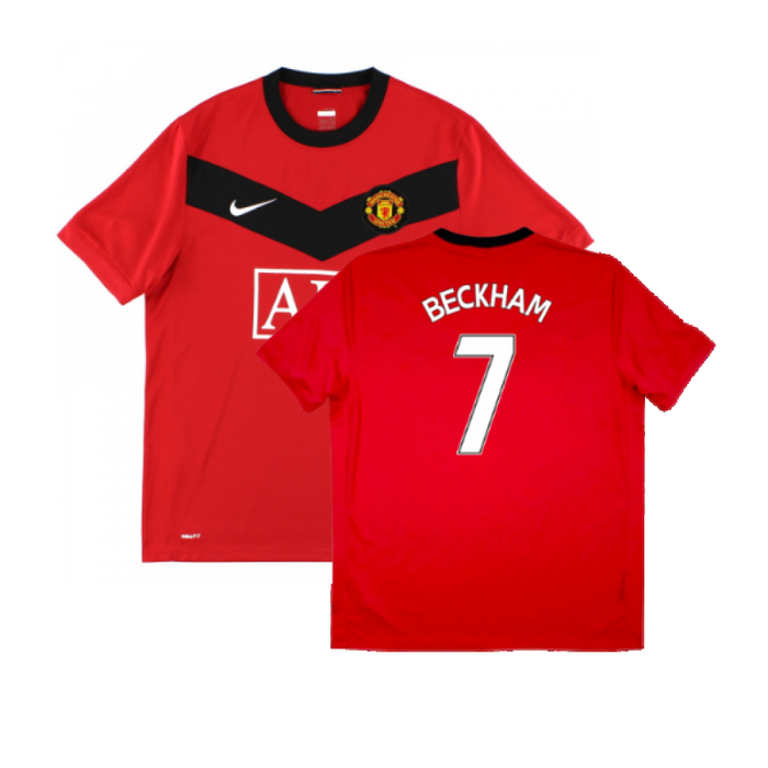 Manchester United 2009-10 Home Shirt (Very Good) (BECKHAM 7)