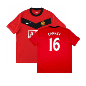 Manchester United 2009-10 Home Shirt (S) (Excellent) (Carrick 16)_0