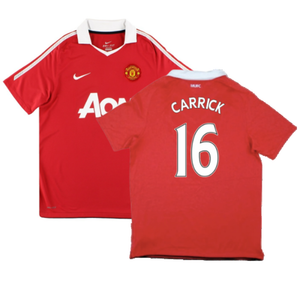 Manchester United 2010-11 Home Shirt (S) (Very Good) (Carrick 16)_0