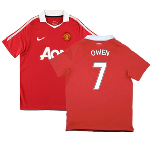 Manchester United 2010-11 Home Shirt (S) (Good) (Owen 7)_0