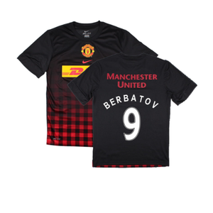 Manchester United 2010-2011 Training Shirt (M) (Berbatov 9) (Excellent)_0