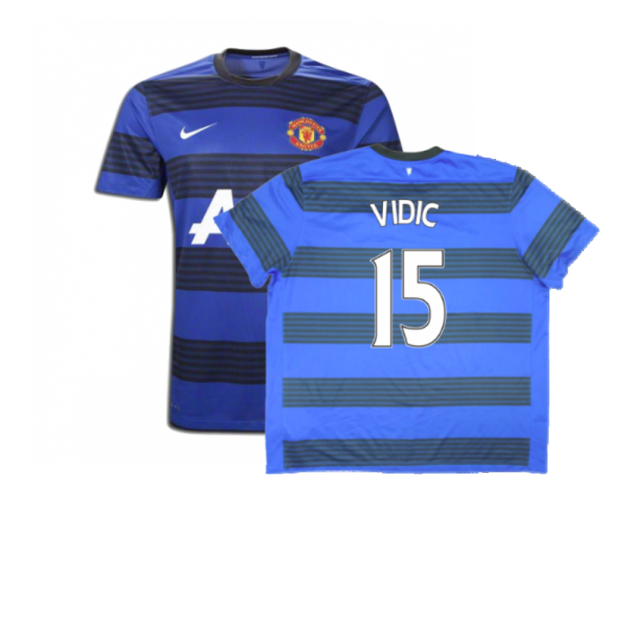 Manchester United 2011-12 Away Shirt (Excellent) (Vidic 15)