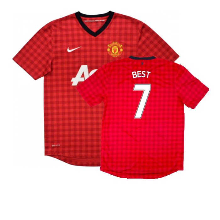 Manchester United 2012-13 Home Shirt (S) (Good) (Best 7)