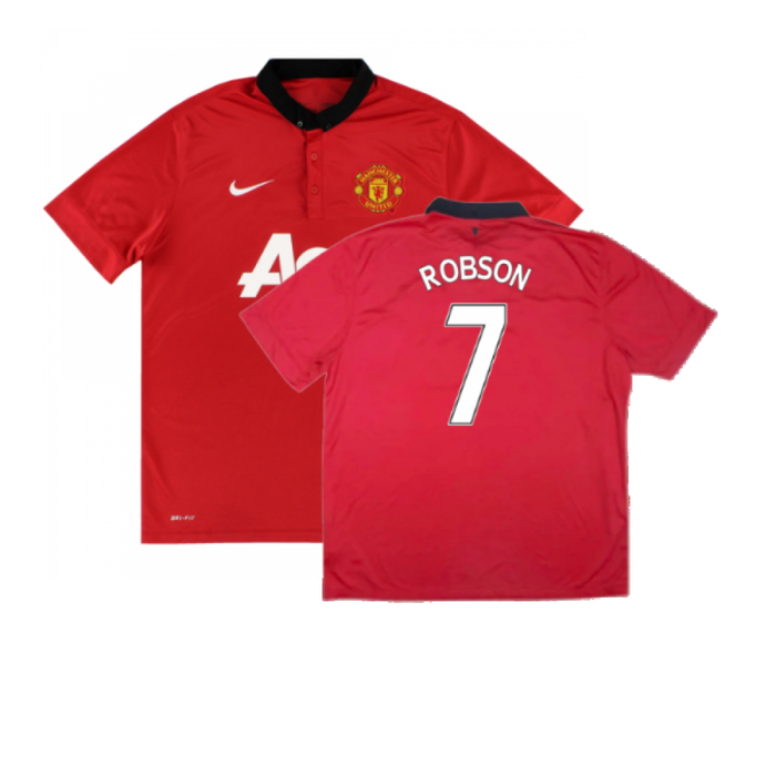 Manchester United 2013-14 Home (Excellent) (Robson 7)