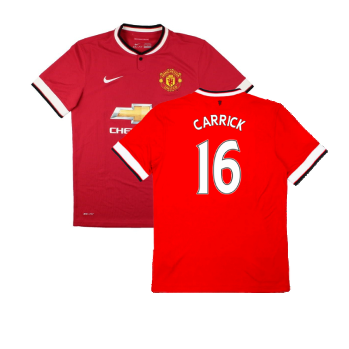 Manchester United 2014-15 Home Shirt (Excellent) (Carrick 16)