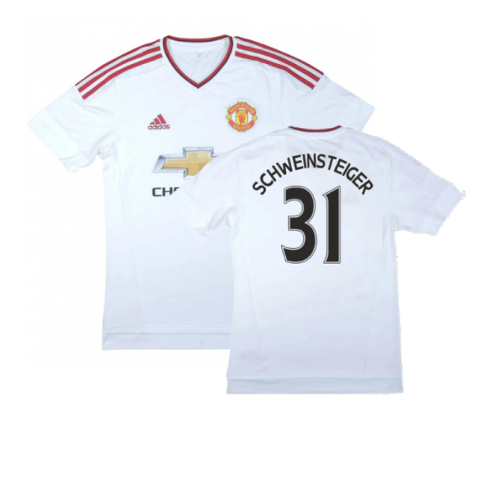 Manchester United 2015-16 Away Shirt (Very Good) (Schweinsteiger 31)