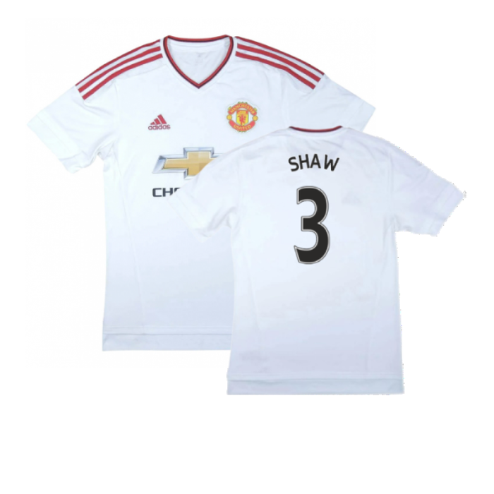 Manchester United 2015-16 Away Shirt (Very Good) (Shaw 3)