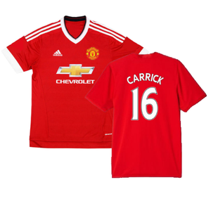 Manchester United 2015-16 Home Shirt (Excellent) (Carrick 16)_0