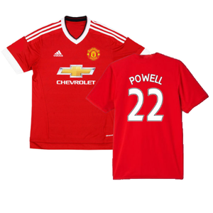 Manchester United 2015-16 Home Shirt (M) (Mint) (Powell 22)_0