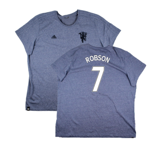 Manchester United 2016-17 Adidas T-Shirt (3XL) (Very Good) (Robson 7)_0