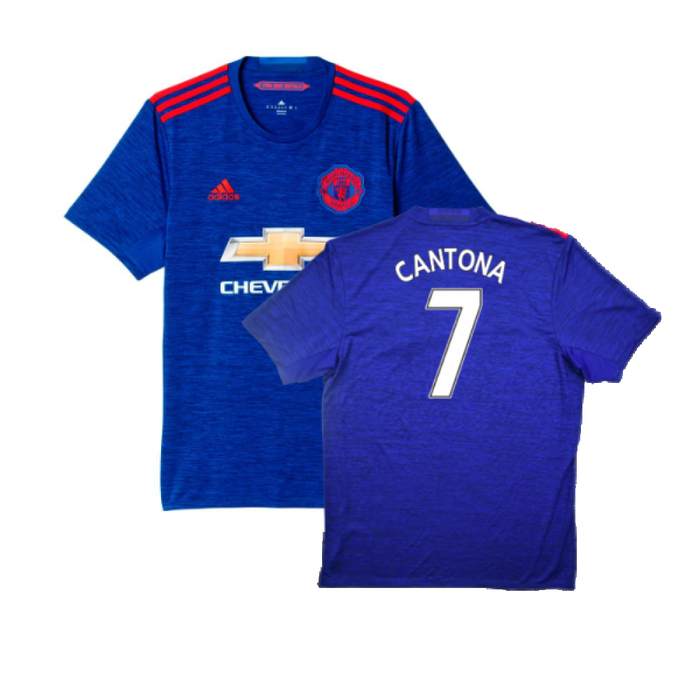 Manchester United 2016-17 Away Shirt (L) (Excellent) (Cantona 7)