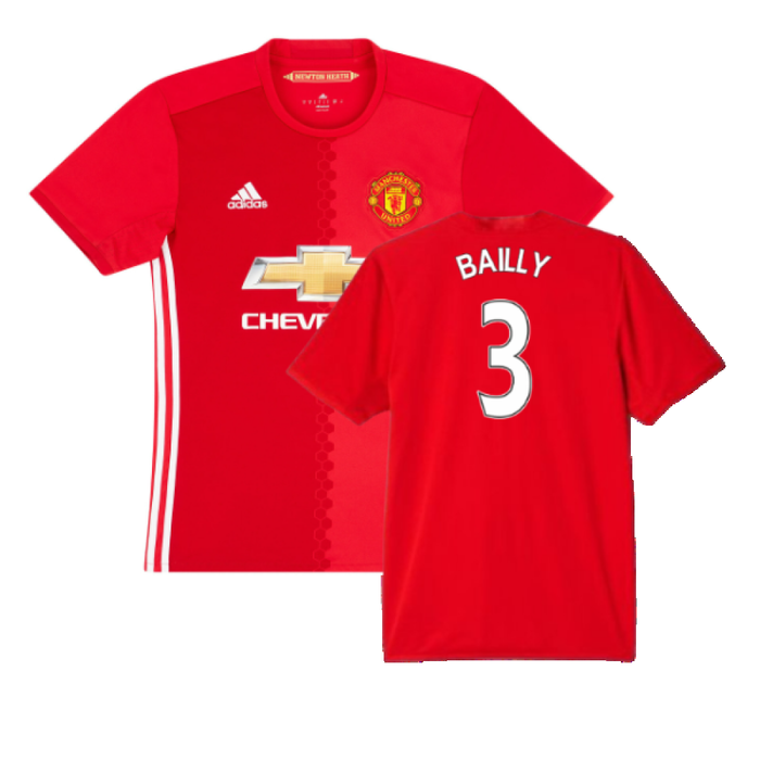 Manchester United 2016-17 Home Shirt (M) (Excellent) (Bailly 3)