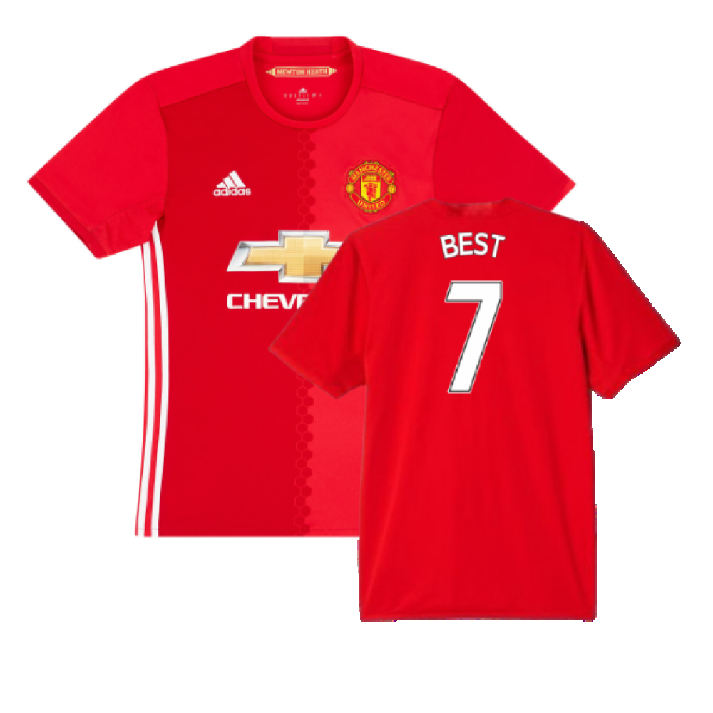 Manchester United 2016-17 Home Shirt (S) (Good) (Best 7)_0