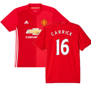 Manchester United 2016-17 Home Shirt (L) (Carrick 16) (Good)_0