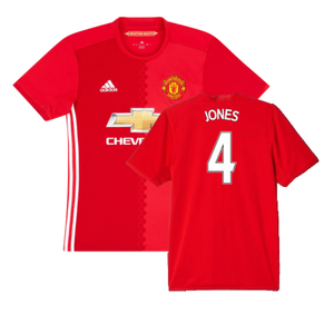 Manchester United 2016-17 Home (M) (Mint) (Jones 4)_0